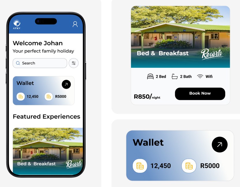 Resort app lifestyle mockup 6