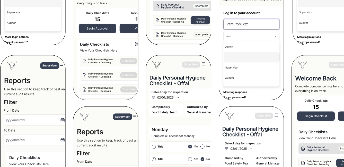Compliance app mockup 7