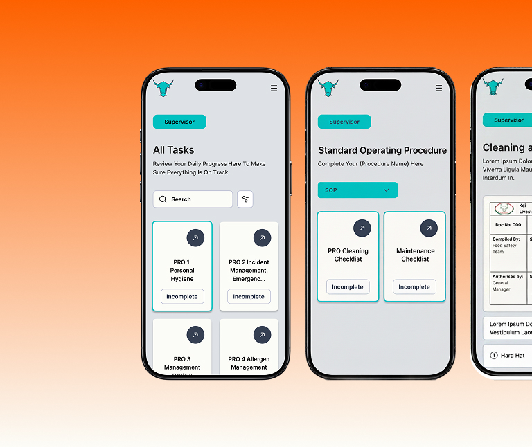 Compliance app mockup 9