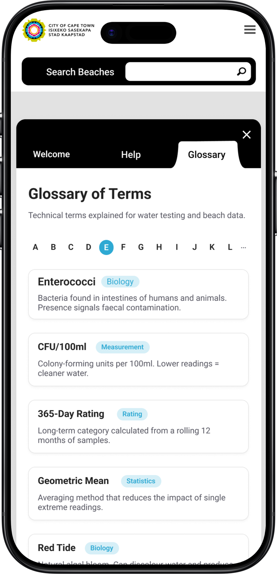 Glossary of Terms