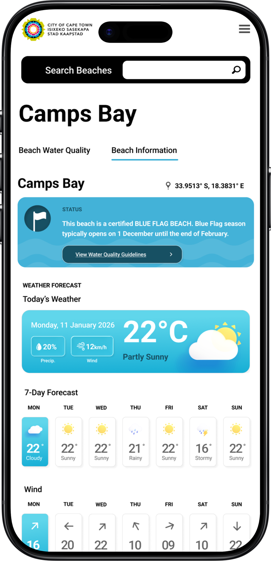 Beach Info